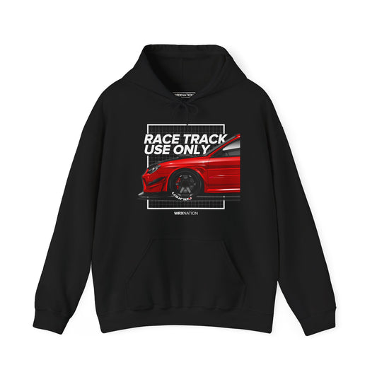 Race Track Use Only - Red/Black Hoodie
