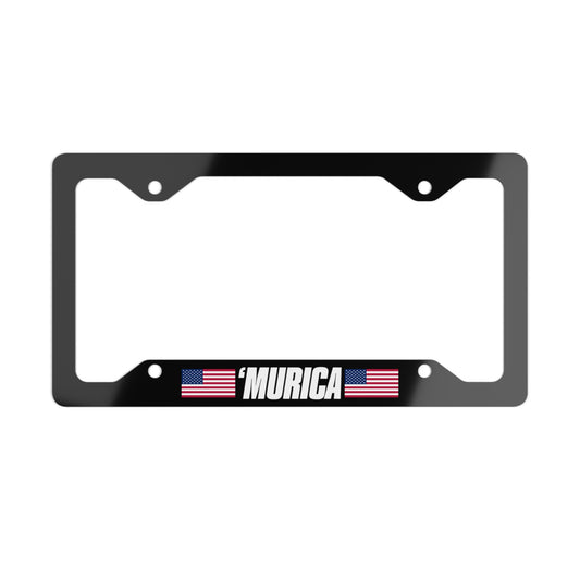 Metal License Plate Frame - πΊπΈ 'MURICA πΊπΈ