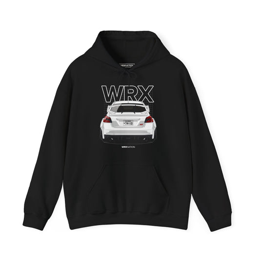 VA Chassis Rear White Hoodie