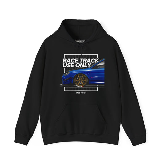Race Track Use Only - Blue/Bronze Hoodie