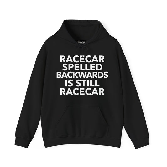 Racecar Spelled Backwards Hoodie
