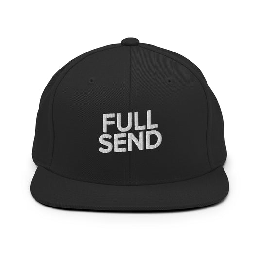 Full Send Snapback Hat