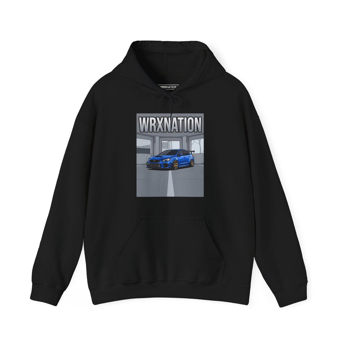 Blue VA Parking Garage V2 Hoodie