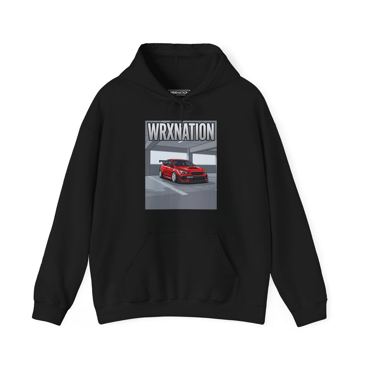 Red VA Garage Hoodie