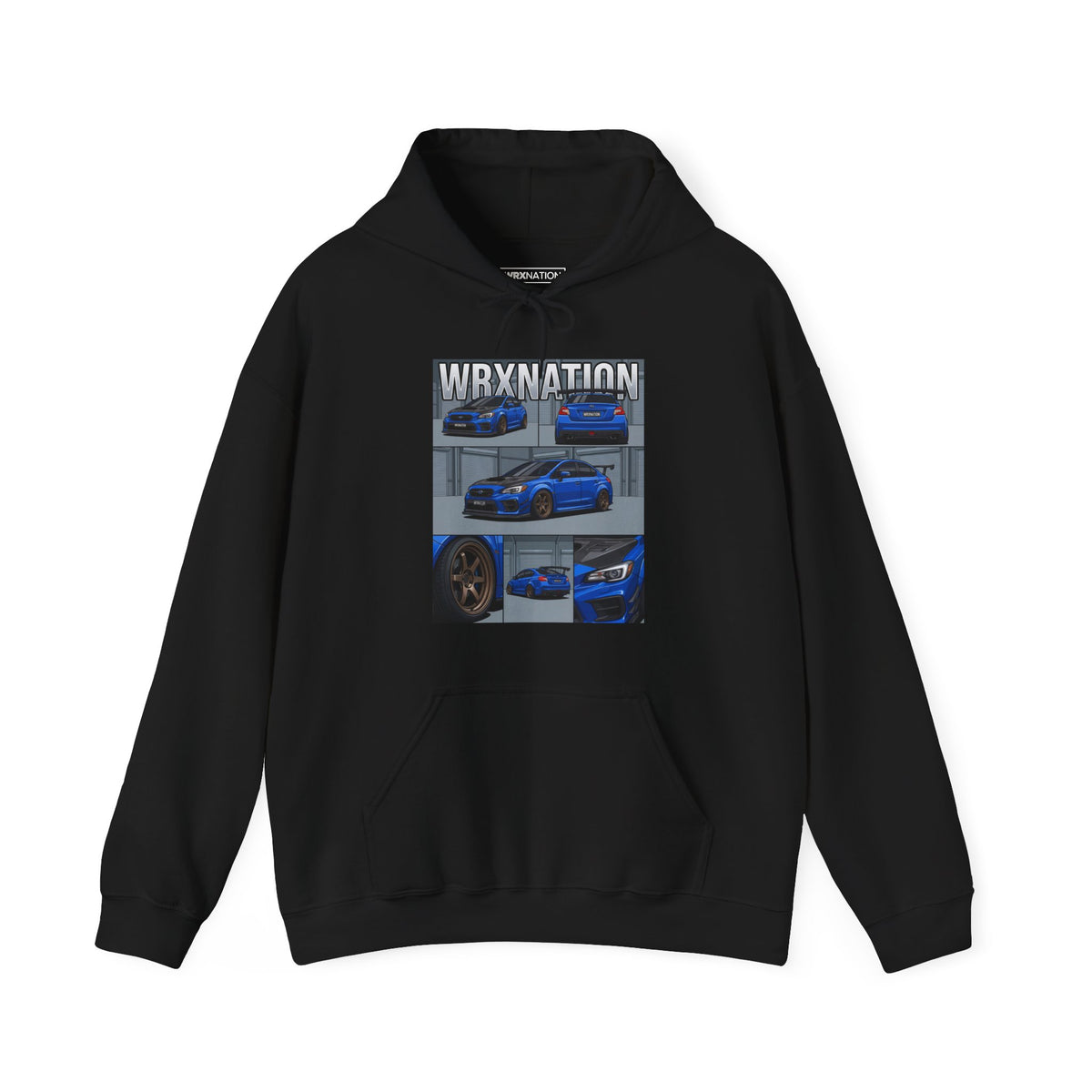 Blue VA Collage Hoodie
