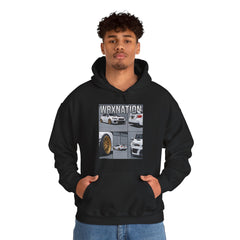 White VA Collage Hoodie