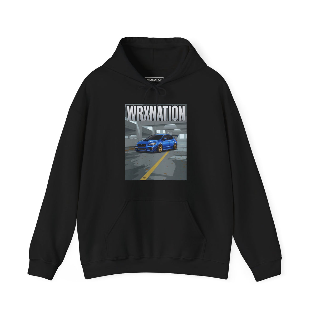 Blue VA Parking Garage V3 Hoodie