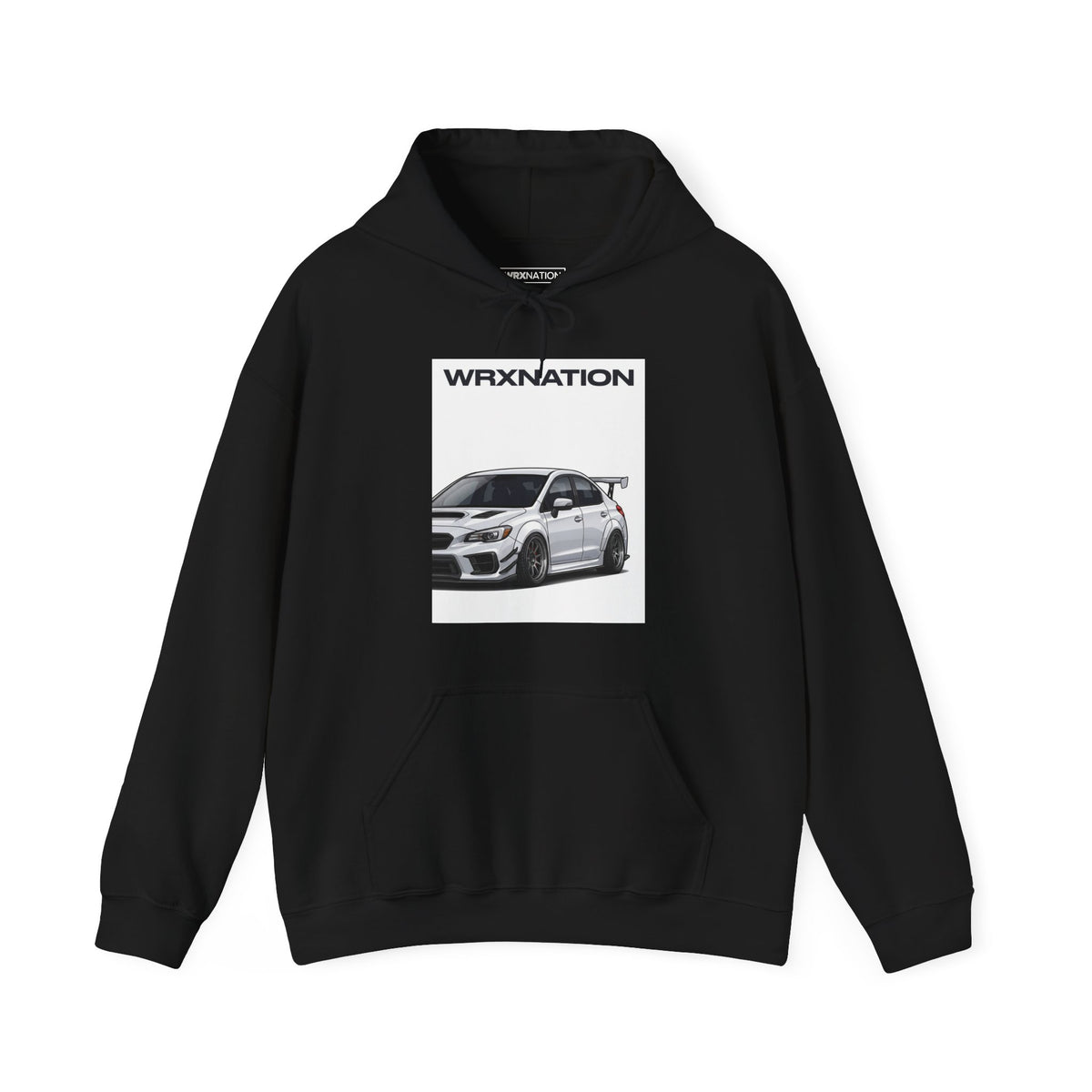 White VA Solid Hoodie