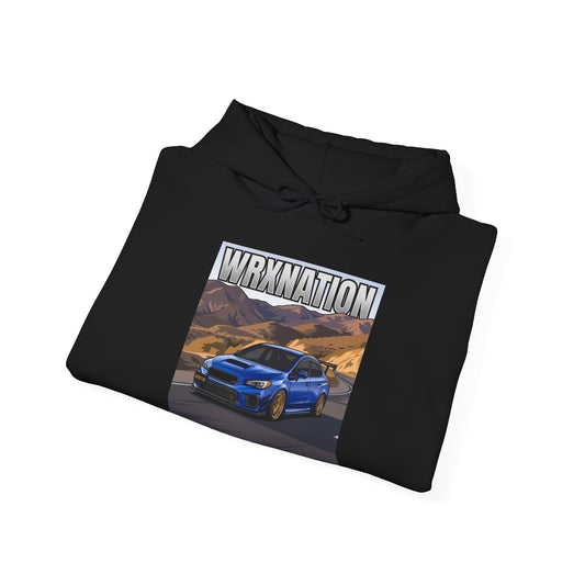 Blue VA Mountain Hoodie