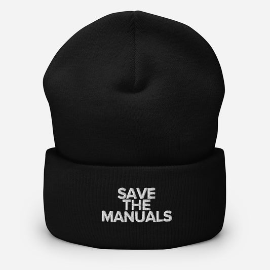 Save The Manuals Beanie